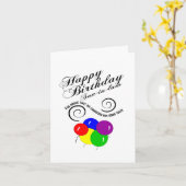 lustiger Sohn zum Geburtstag Karte (Gelbe Blume)