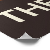 Lustiger Soldatenposter Poster (Ecke)