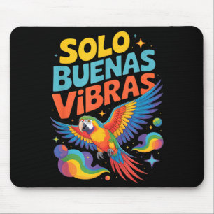 Lustiger Solo gute Schwingungen Papagei Lustiger S Mousepad