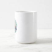 lustiger Sommer Camping Kaffeetasse (Mittel)