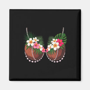 Lustiger Sommer-Kokosnuss-BH Halloween-Kostüm Hawa Magnet