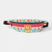 Lustiger Sommer Stilvolles Monogramm Bauchtasche (Vorderseite)