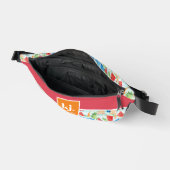 Lustiger Sommer Stilvolles Monogramm Bauchtasche (Offen)