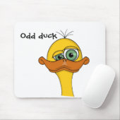 Lustiger sonderbarer Enten-Cartoon Mousepad (Mit Mouse)
