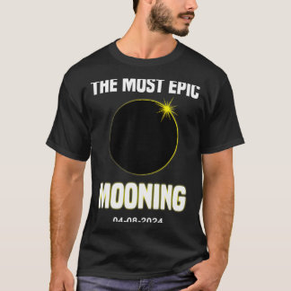 Lustiger Sonnenfinsternis-Mooning 04 08 T-Shirt