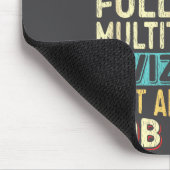 Lustiger Sonntagsschullehrer Multitasking-Zauberer Mousepad (Ecke)