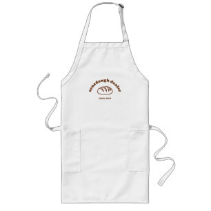 Lustiger Sourdough-Händler Bäcker Personalisiert Lange Schürze
