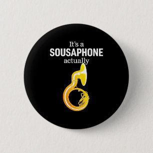 Lustiger Sousaphon-Humor für den stolzen Sousaphon Button