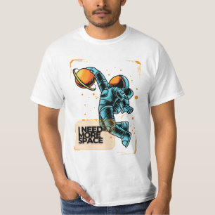 lustiger Space Slam Dunk T-Shirt