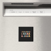 Lustiger Spanischlehrer Groovy Ich bin zweisprachi Magnet (In Situ (Geschirrspüler))