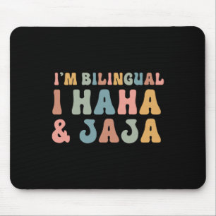 Lustiger Spanischlehrer Groovy Ich bin zweisprachi Mousepad