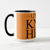 Lustiger Spaß-Onkel Quote - Onkel Knob Head - Tasse (Links)