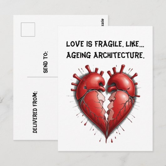 lustiger Spaß Postkarte (Vorne/Hinten)