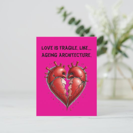 lustiger Spaß Postkarte (Stehend Vorderseite)