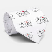 Lustiger Speck-Trockner Krawatte (Gerollt)