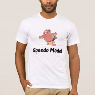 Lustiger Speedo-Modell-T - Shirt