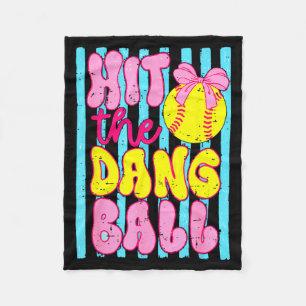 Lustiger Spieltags-Softball-Mutter-Team-Sport trif Fleecedecke