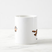 Lustiger springender Tiger-Geschenk Kaffeetasse (Mittel)