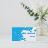 Lustiger Spritzer Visitenkarte (Stehend Vorderseite)