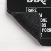 Lustiger Spruch Bbq Timer Bier Grill Papa Barbecue Mousepad (Ecke)