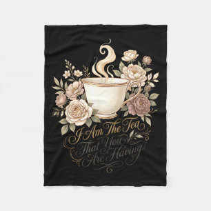 Lustiger Spruch elegante Frauen bin der Tee, der i Fleecedecke