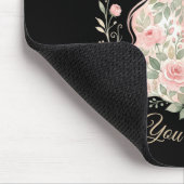 Lustiger Spruch elegante Frauen bin der Tee, der Mousepad (Ecke)
