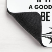 Lustiger Spruch für Angler  Mousepad (Ecke)