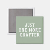 Lustiger Spruch für Bücherliebhaber: Noch ein Kapi Magnet (Vorderseite/Rückseite)