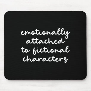 Lustiger Spruch für Buchliebhaber moderne Schrift  Mousepad