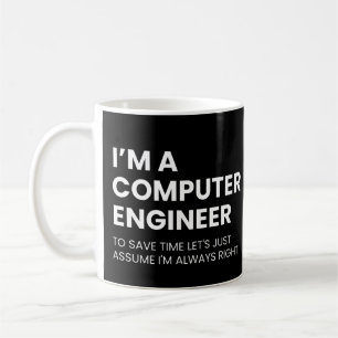 Lustiger Spruch für Computer-Ingenieure Kaffeetasse