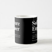 Lustiger Spruch für Software-Ingenieure Kaffeetasse (Mittel)