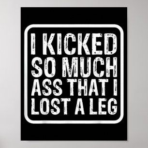 Lustiger Spruch Ich Trat So Viel, Dass Ich Ein Bei Poster