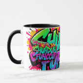Lustiger Spruch Moderner Arbeitskollegen-Geburtsta Tasse (Links)
