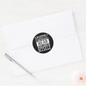 Lustiger Spruch Runder Aufkleber (Umschlag)