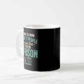 Lustiger Spruch Sarkasmus Introvert Sarcastic Witz Kaffeetasse (Vorderseite Links)