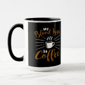 Lustiger Spruch Tasse (Links)