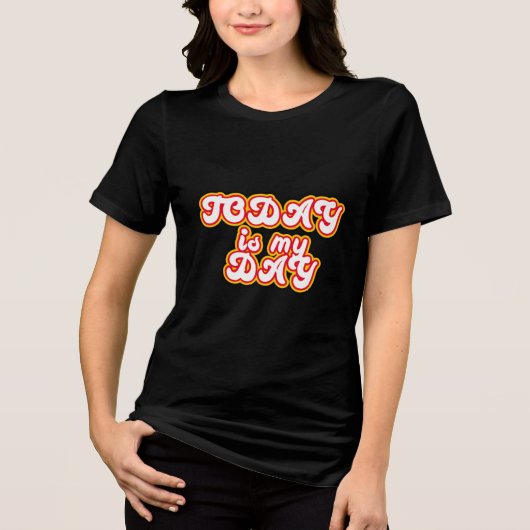 Lustiger Spruch Tri-Blend Shirt (Vorderseite)