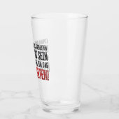 Lustiger Spruch über Arbeit und Kollegen Glas (Links)