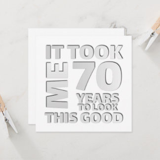 Lustiger Spruch zum 70. Geburtstag Einladung