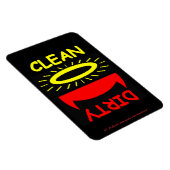 Lustiger Spülmaschinen-Magnet-Teufel-Engel Magnet (Rechte Seite)