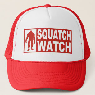 Lustiger SQUATCH UHR Hut - deluxer findener Truckerkappe