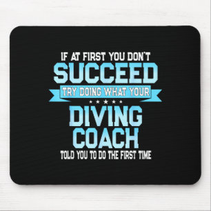 Lustiger Srt-Trainer-Meme - Lustiger Tauch-Spruch  Mousepad