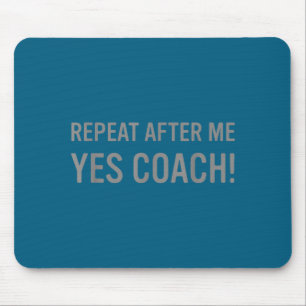 Lustiger Srts-Trainer-Spruch Mousepad