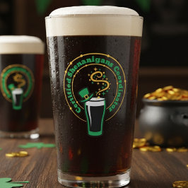 Lustiger St. Paddys-zertifizierter Schabernack-Koo Glas