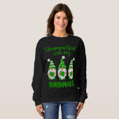 Lustiger St. Patrick’s Day für Frauen Sweatshirt (Vorne ganz)