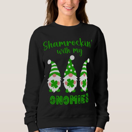 Lustiger St. Patrick’s Day für Frauen Sweatshirt (Vorderseite)