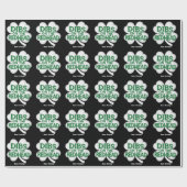 Lustiger St. Patrick's Day "Dibs auf die Rothaari Geschenkpapier (Flach)
