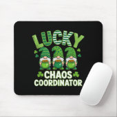 Lustiger St. Patrick's Day Glück Chaos Koordinator Mousepad (Mit Mouse)