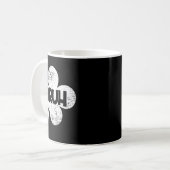 Lustiger St. Patrick's Day Glückskleeblatt Bruh Mä Kaffeetasse (Vorderseite Links)