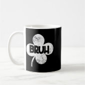 Lustiger St. Patrick's Day Glückskleeblatt Bruh Mä Kaffeetasse (Links)